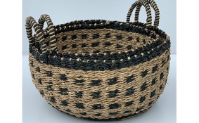 TT-DM 1904004/2 Seagrass basket, set of 2