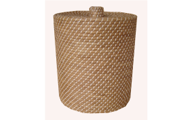 TT-160608- Round seagrass basket with lid