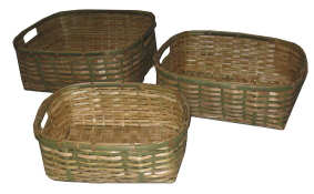 TT-201406/3 Bamboo basket, set of 3
