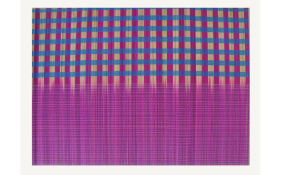 TT-O 161022 Bamboo place mat, pattern color as it is. 40 x 30 Cm