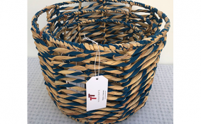 TT-190142/3  Water hyacinth basket, set 3.