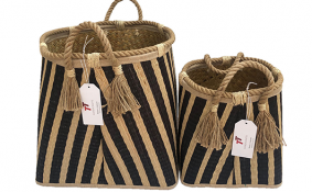 TT-190132/2 Seagrass basket, set 2.