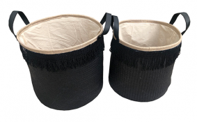 TT-190194/2 Palm leaf basket, set 2