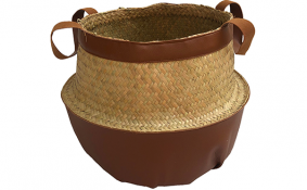 TT-190175 Palm leaf basket.