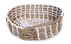 TT-190704 Oval rope basket.