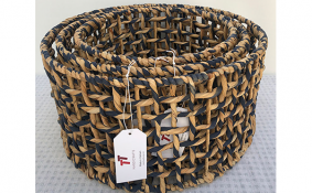 TT-190140/3 Water hyacinth basket, set 3.