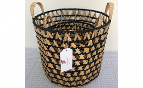 TT-190145/2 Water hyacinth basket, set 2.