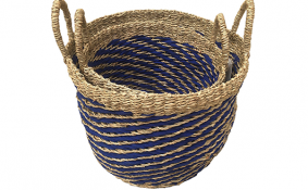 TT-190183/2 Seagrass basket, set 2
